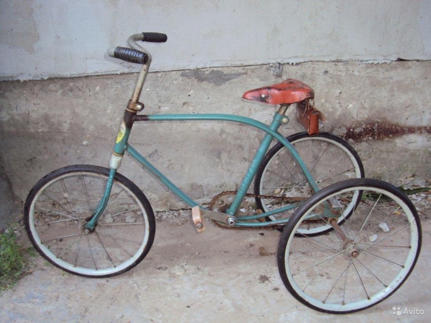 Велосипед ветерок трехколесный СССР