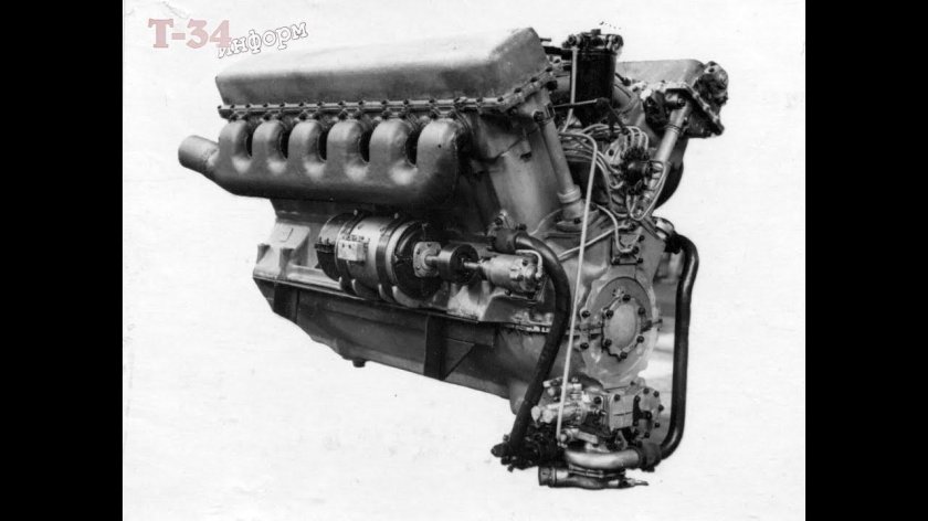 Двигатель т34 дизель