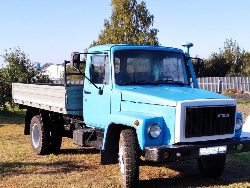 ГАЗ 3309 голубой