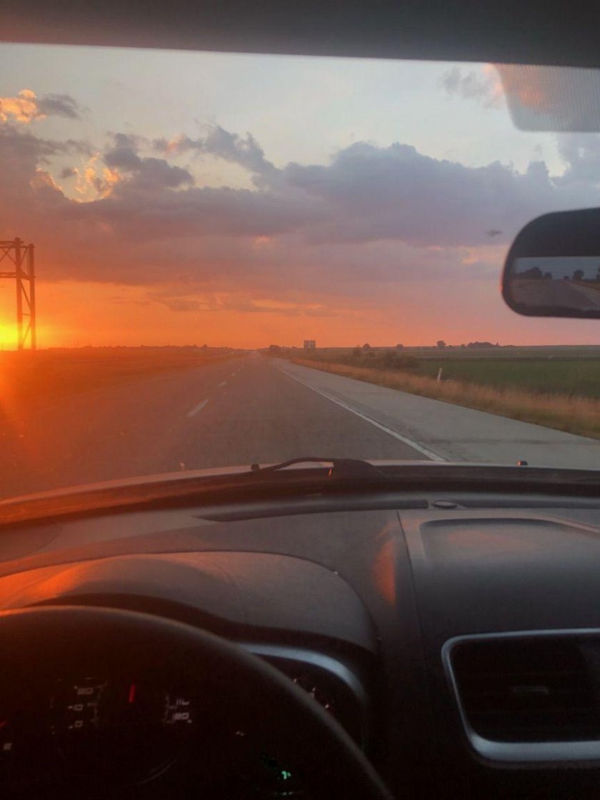 Вид из окна автомобиля