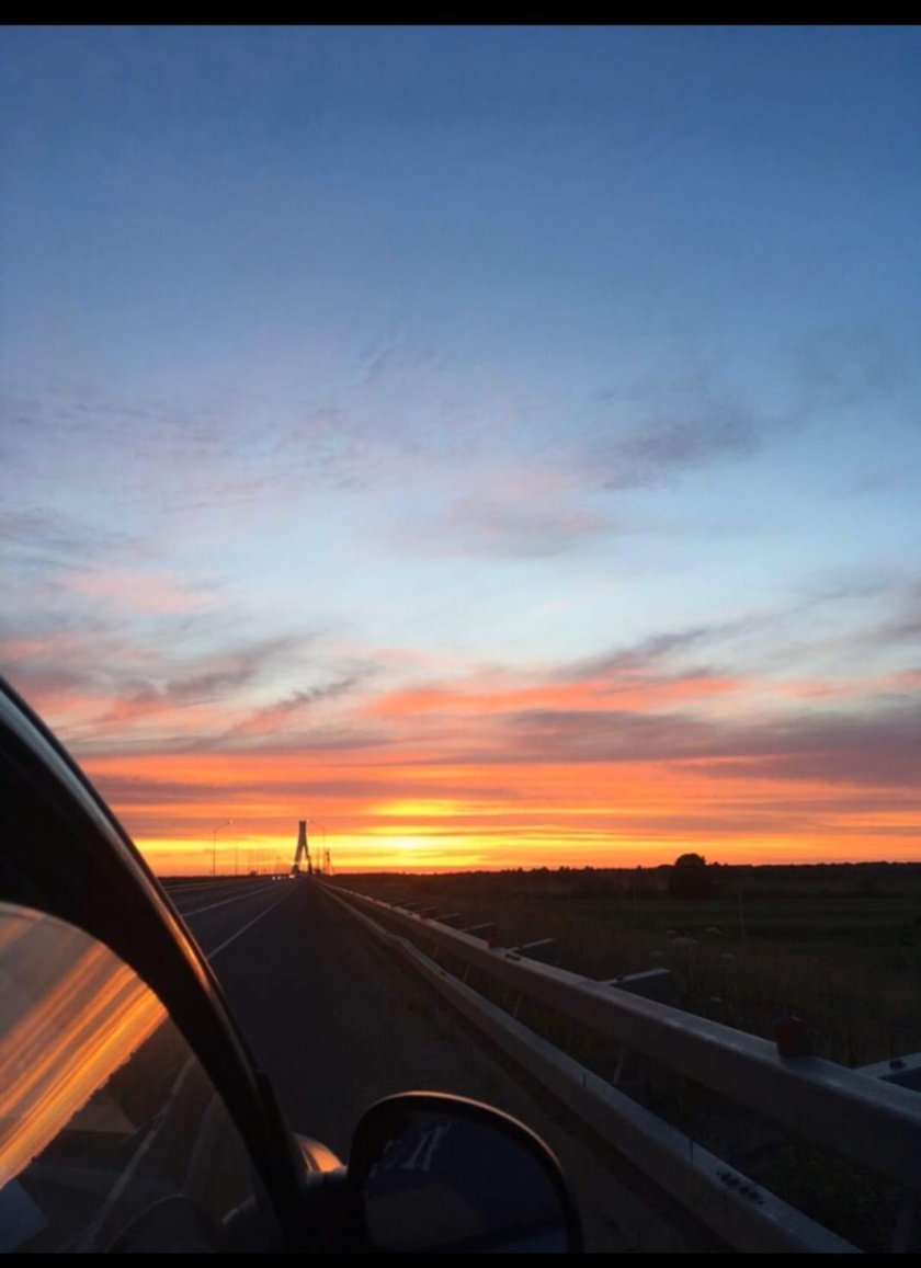 Вид из окна автомобиля