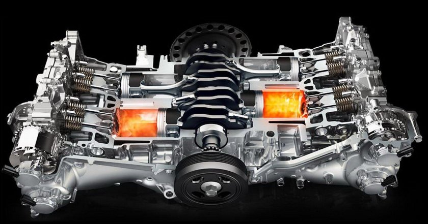 Оппозитный ДВС Субару Форестер