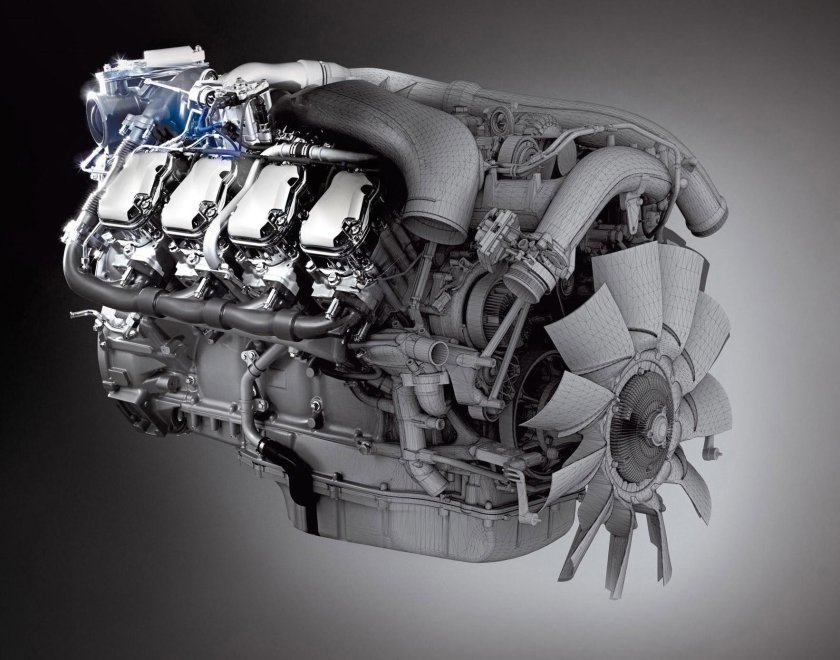 Мотор Скания v8