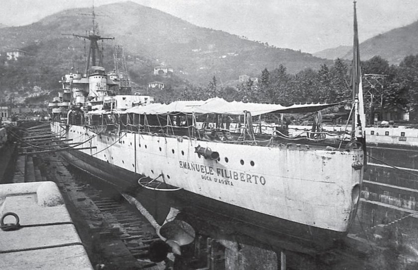 Крейсер "Emanuele Filiberto Duca d'Aosta", 1935г