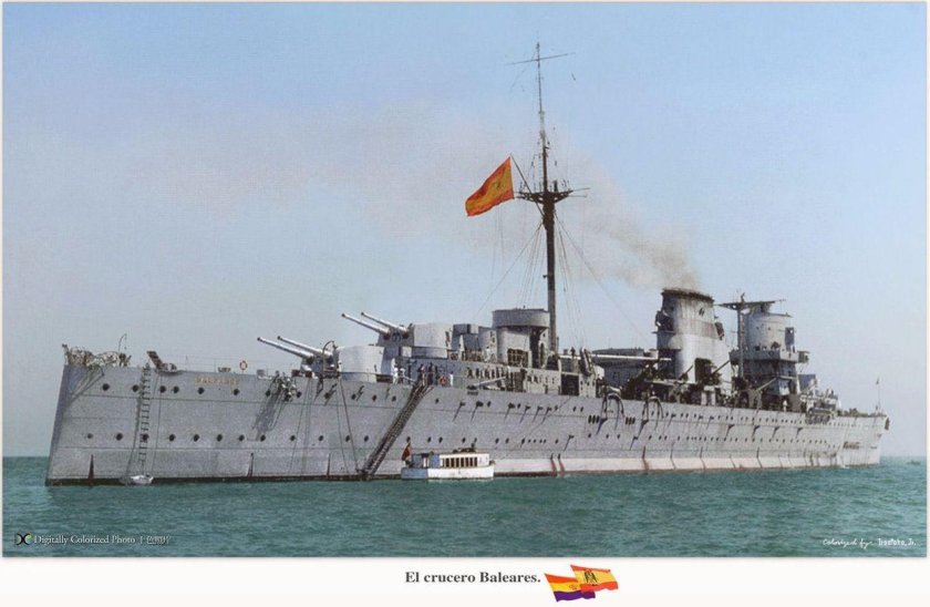 Испанский крейсер Канариас