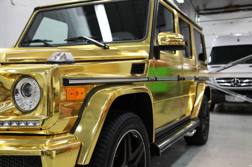 Золотой g-class