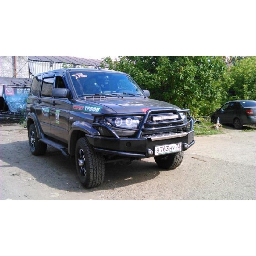 Усиленный бампер на УАЗ Патриот