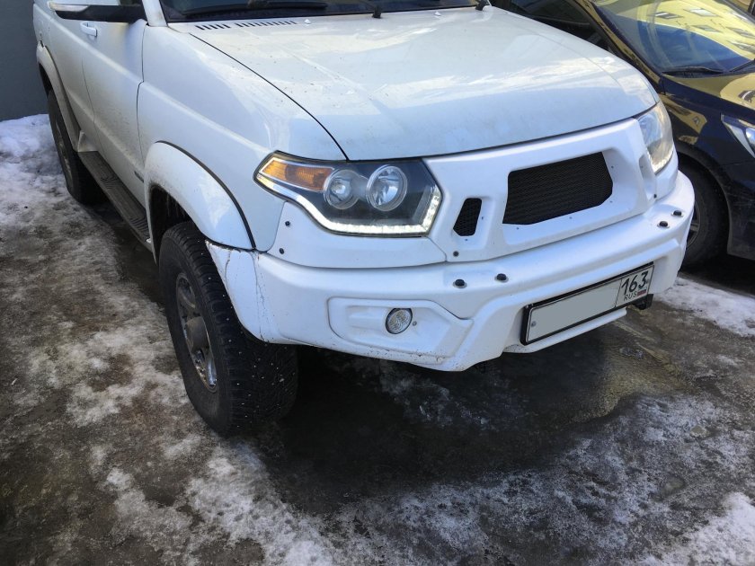 АБС бампер УАЗ Патриот