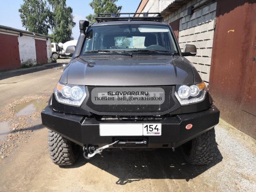 Силовой бампер УАЗ Патриот 2019