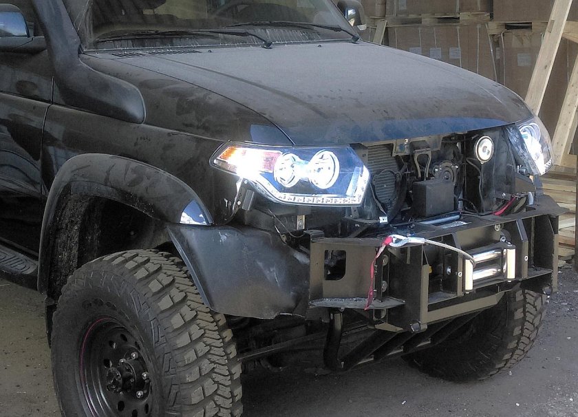 Бампер УАЗ Патриот 2017 передний силовой