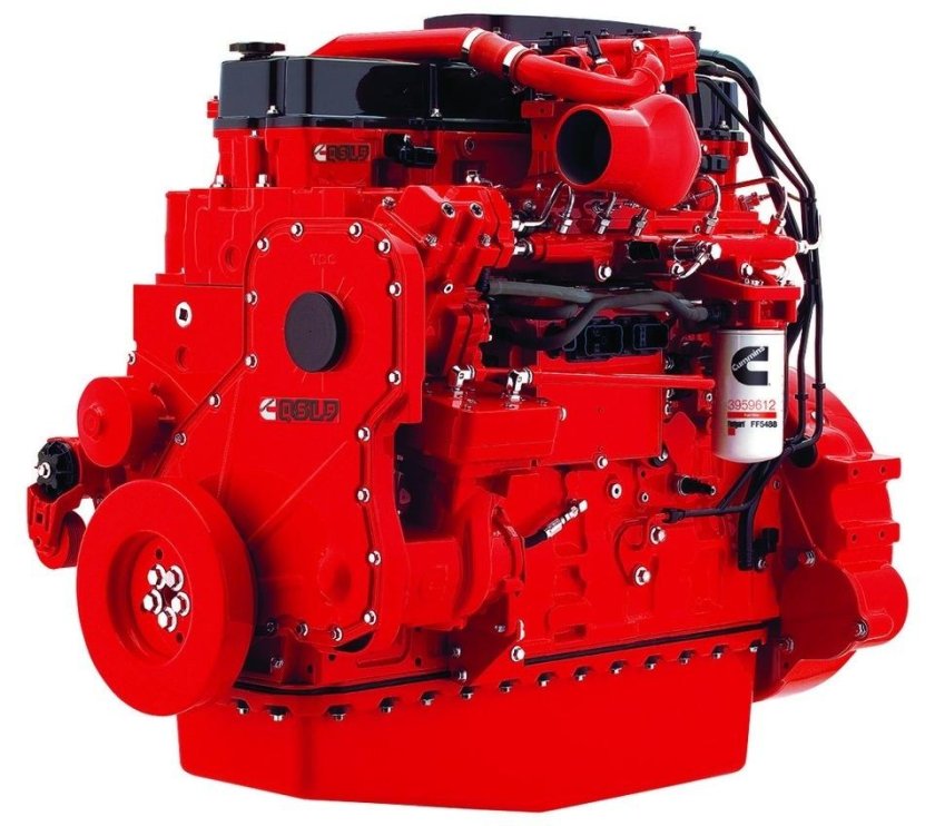 Двигатель cummins qsl9