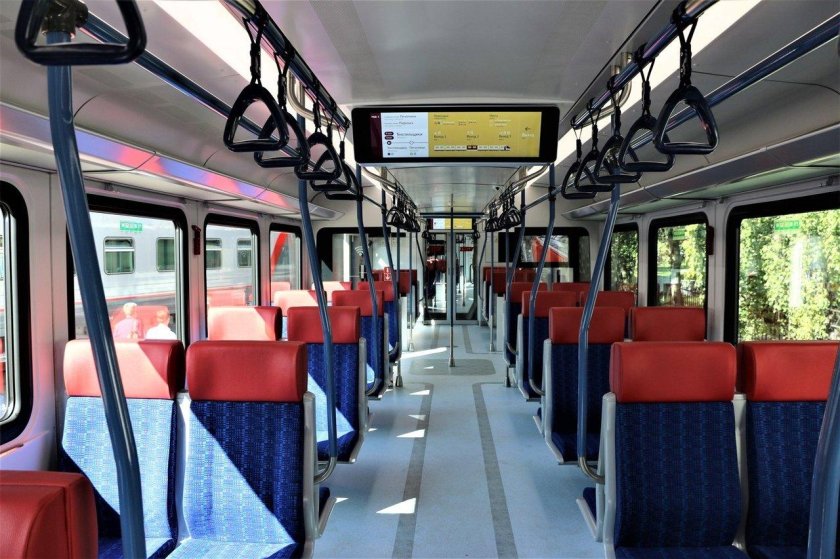 Электропоезде эп5да «Трансмашхолдинг»