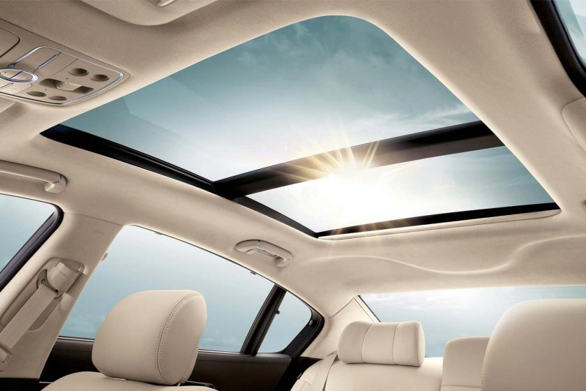 Kia Quoris панорамная крыша
