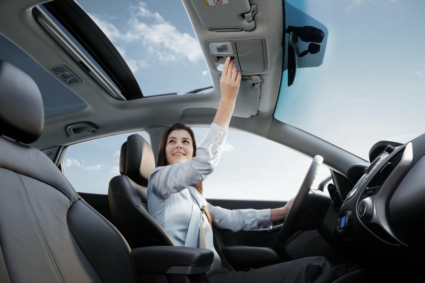 Машина с панорамной крышей