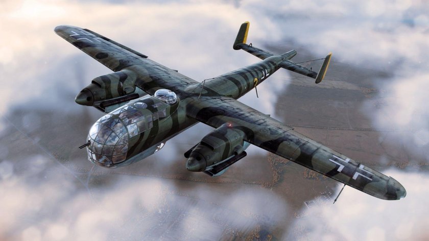 Немецкий бомбардировщик дорнье 217