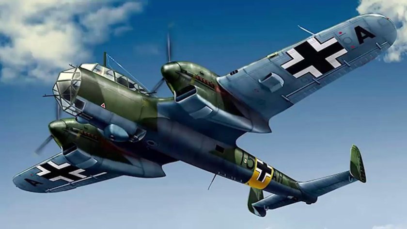 Немецкий бомбардировщик дорнье до-17