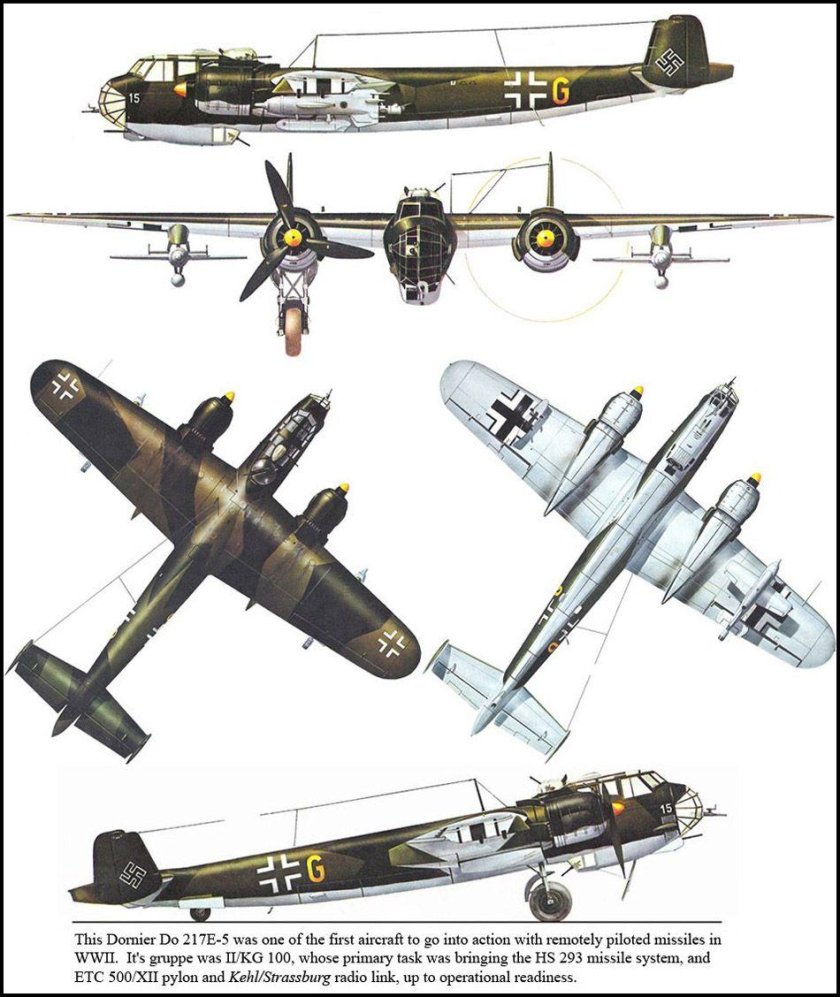 Немецкий самолет Дорнье 217