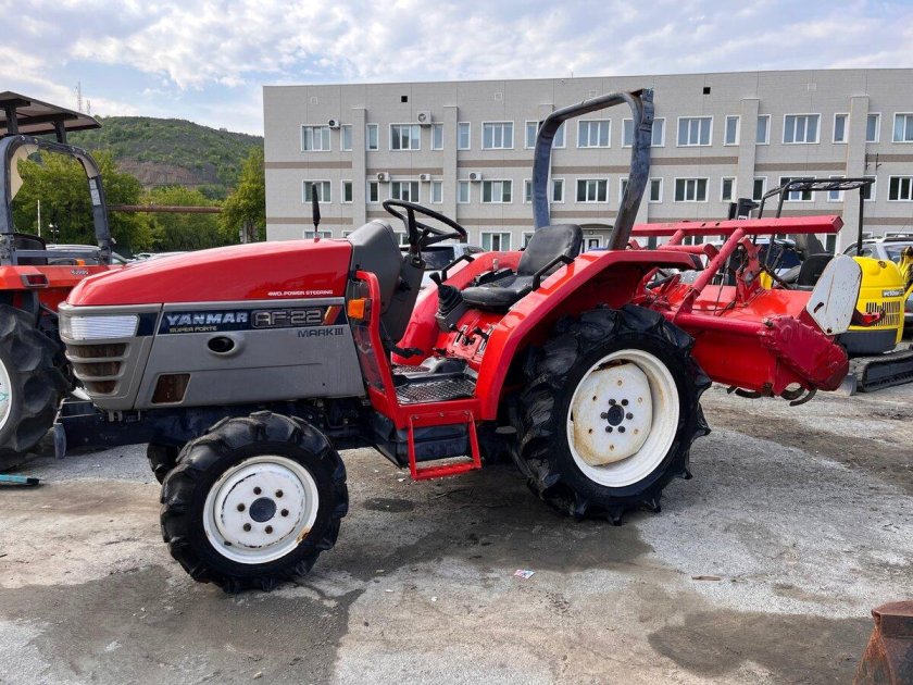 Трактор японский минитрактор мицубиси