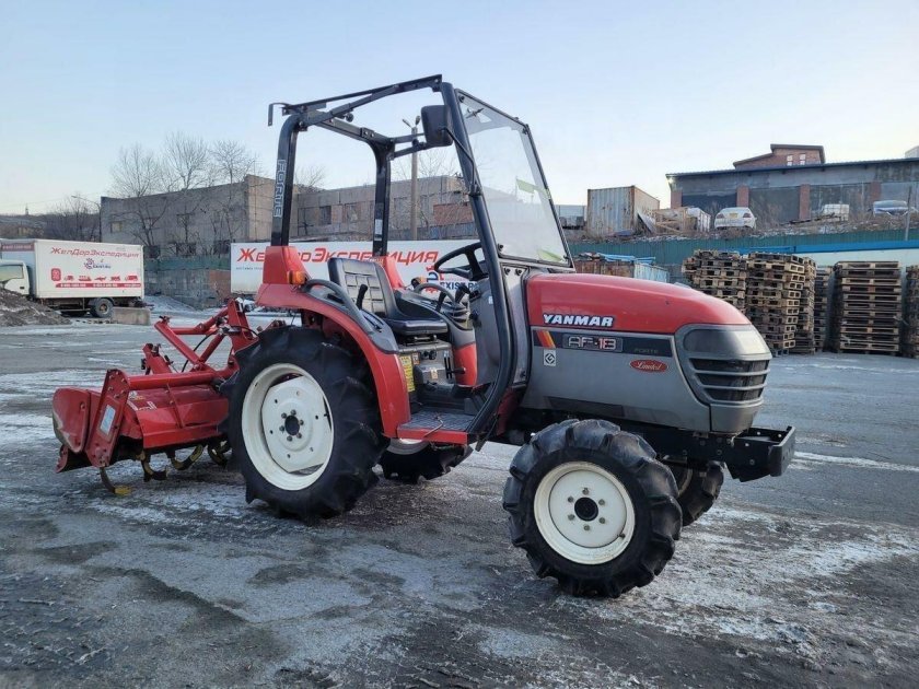 Трактор японский минитрактор мицубиси