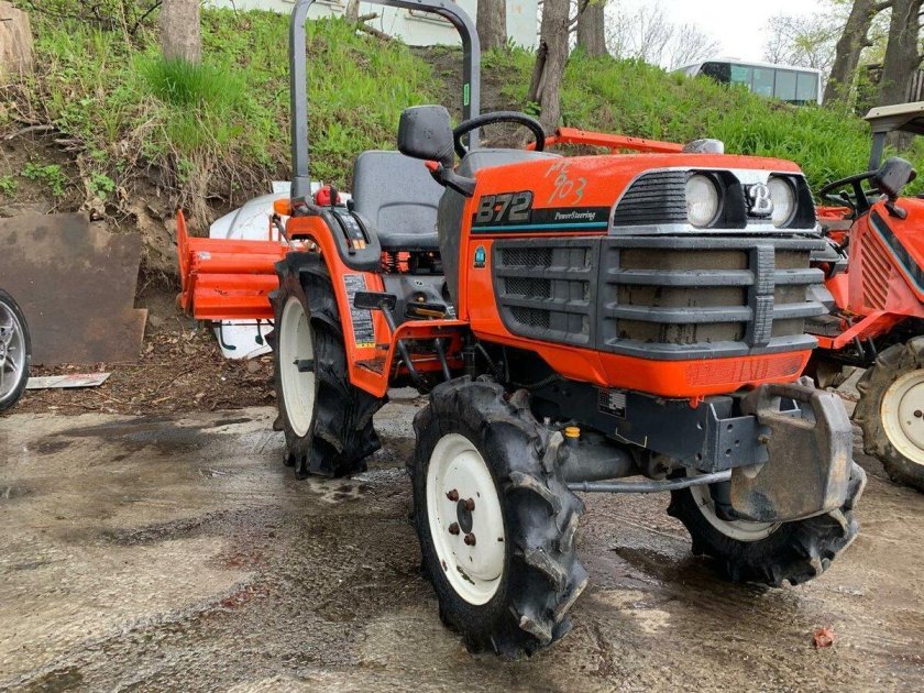 Японский трактор кубота