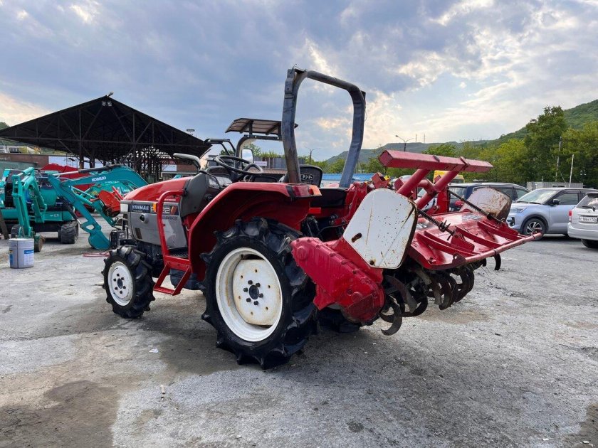 Трактор японский минитрактор мицубиси