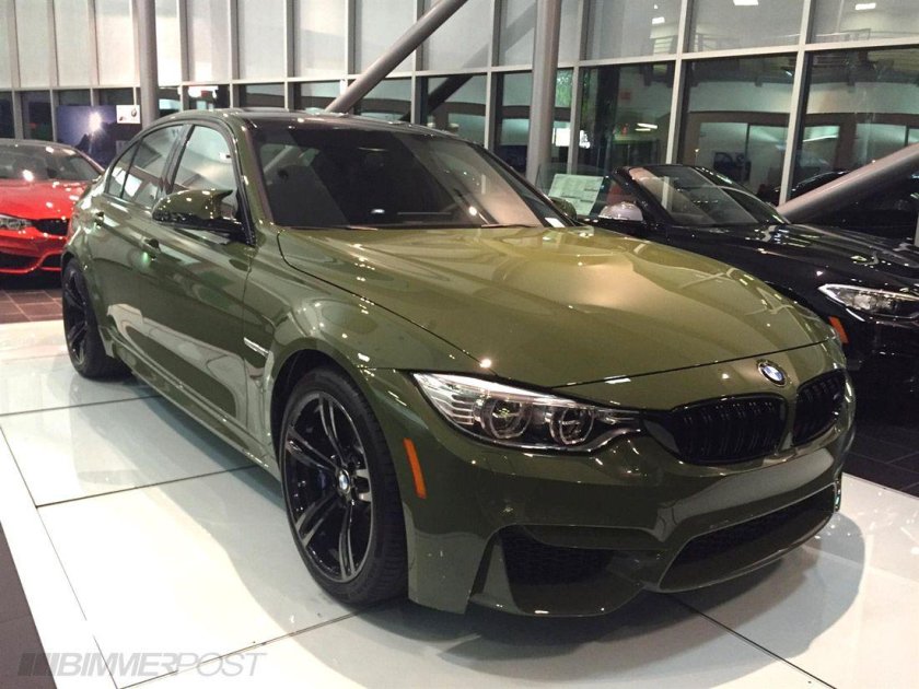BMW m4 Urban Green