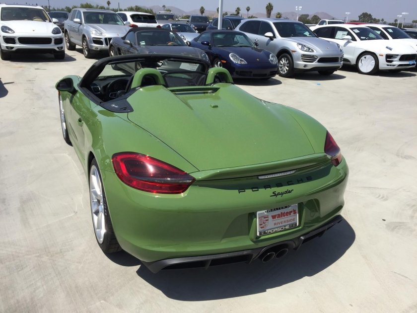 Olive Green Porsche