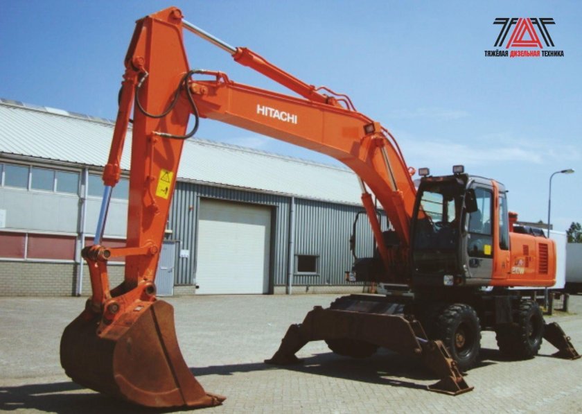 Колесный экскаватор Хитачи 210