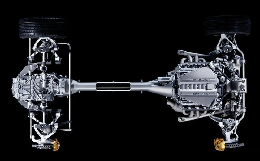 Mercedes Benz SLS AMG transmission