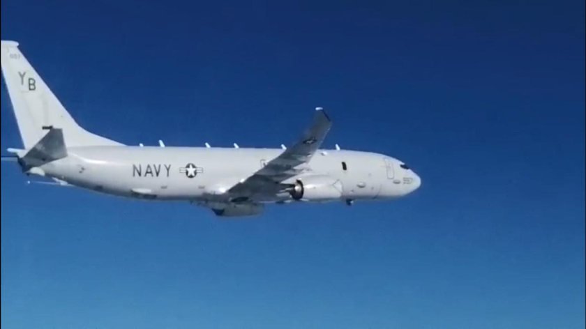 Самолет разведчик США над черным морем