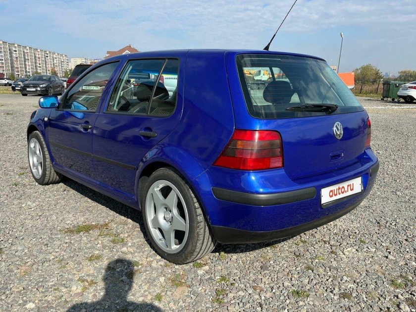 Фольксваген гольф 4 синий