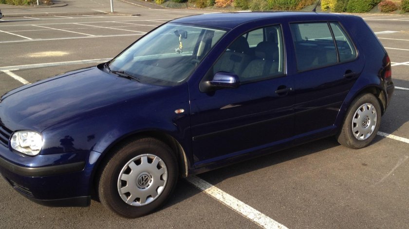 Фольксваген гольф 4 синий