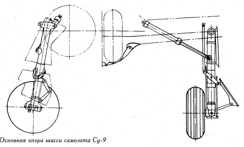 Передняя опора шасси Су-25