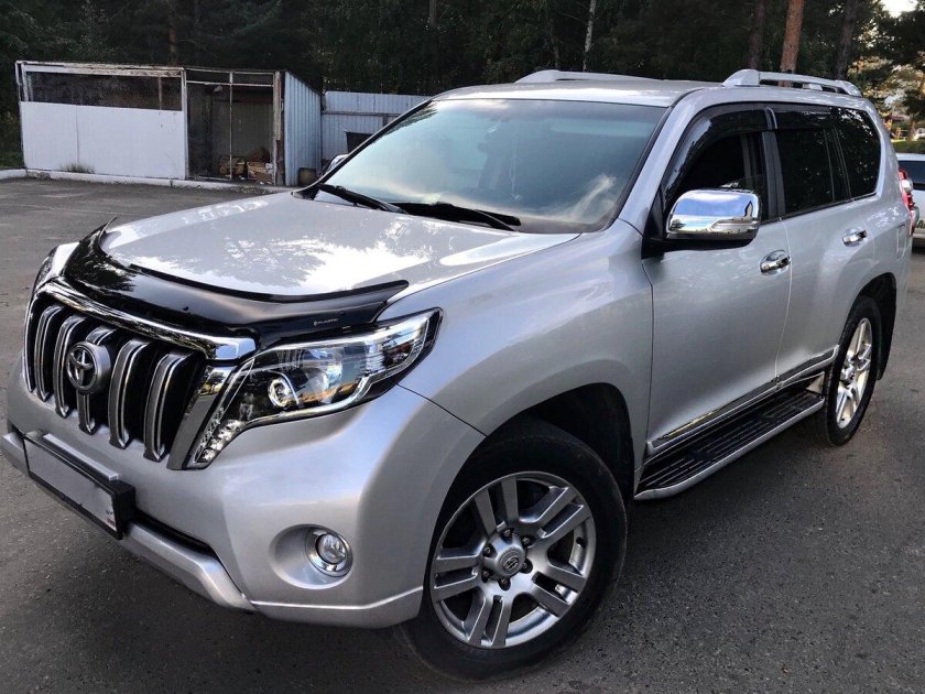 Серебристый Прадо 150