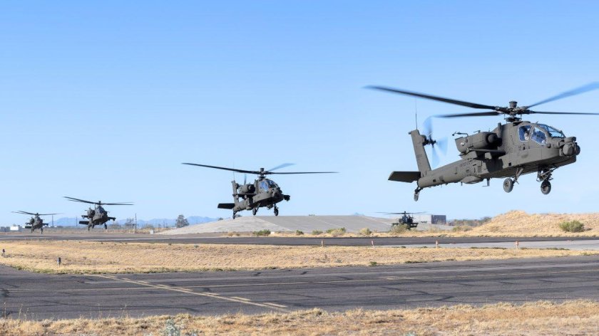 Американские вертолеты Ah-64 Apache