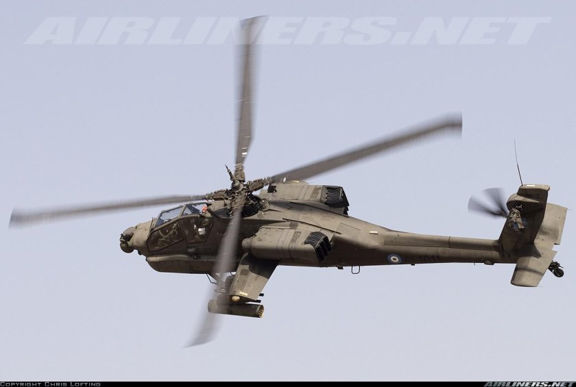 Ah 64 Apache в воздухе