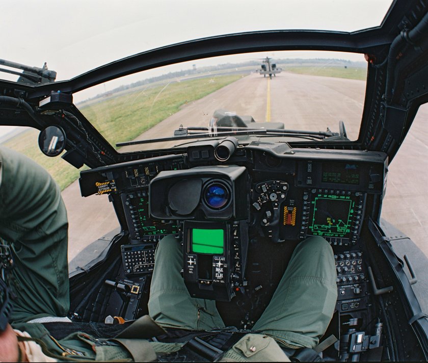 Ah 64 Apache кабина