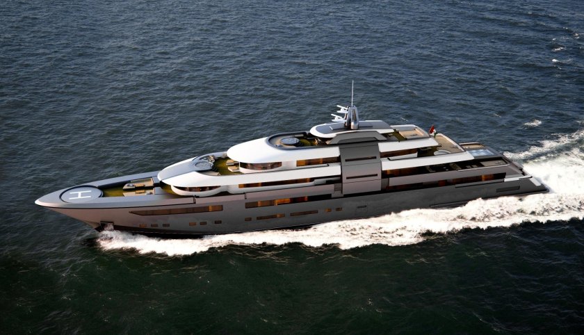 Мегаяхта Calibre 102 от MUB Design