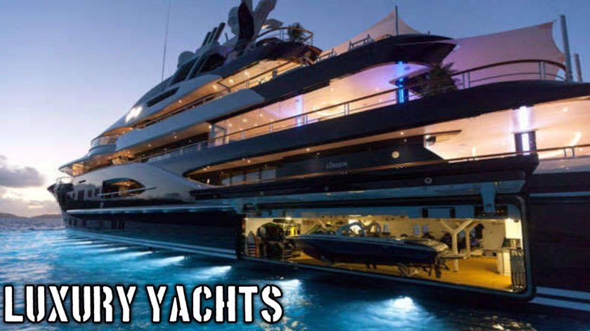Роскошные яхты с бассейном