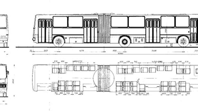 Чертежи автобуса ЛИАЗ 677