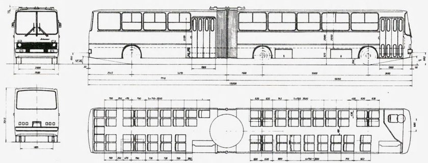 Икарус 250 габариты
