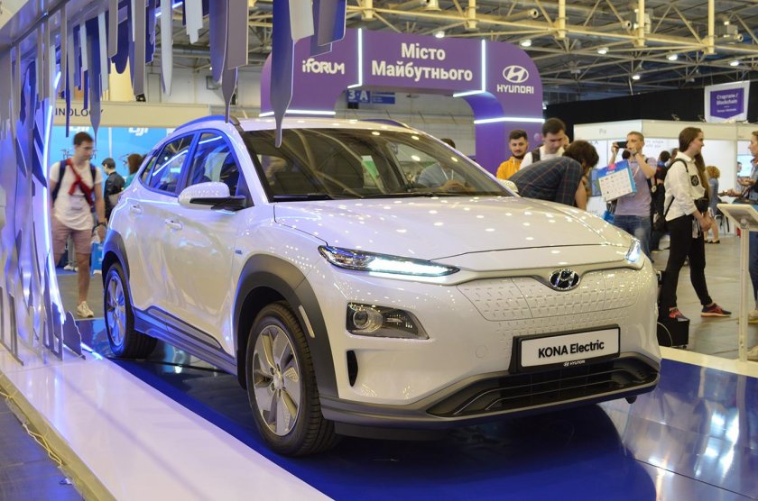 Hyundai электрический автомобиль
