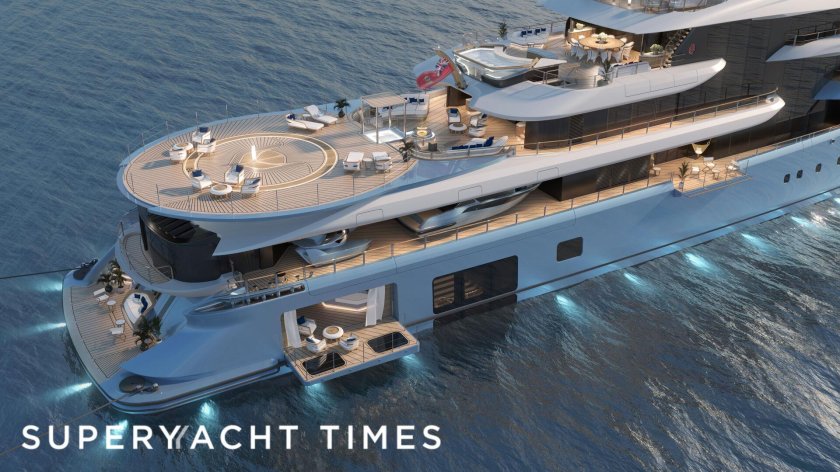 Яхта моторная Першинг