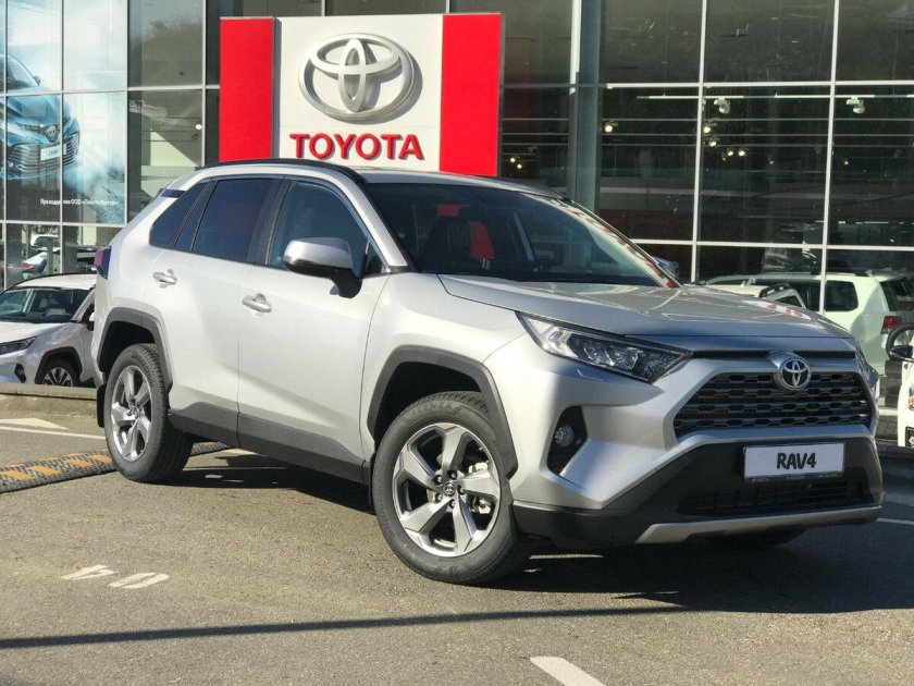 Toyota rav4 2021 серебристый металлик