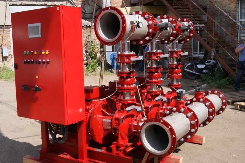 Насосная станция пожаротушения Grundfos