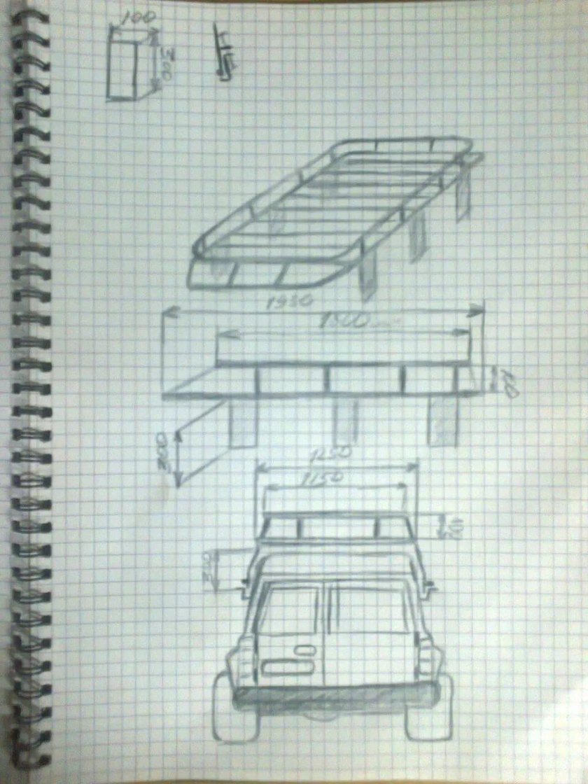 Ниссан Патрол у61 экспедиционный багажник
