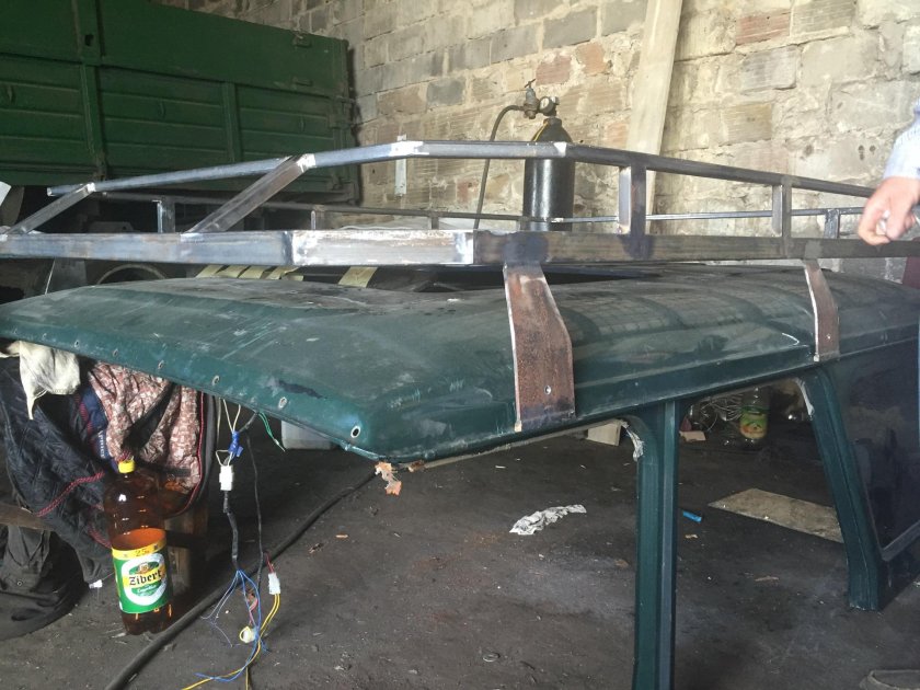 Самодельный багажник на УАЗ 469