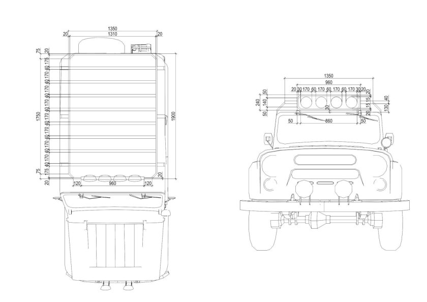 Багажник на уаз хантер