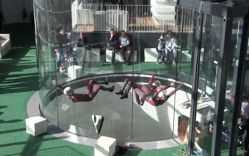 Аэротруба в Абу Даби