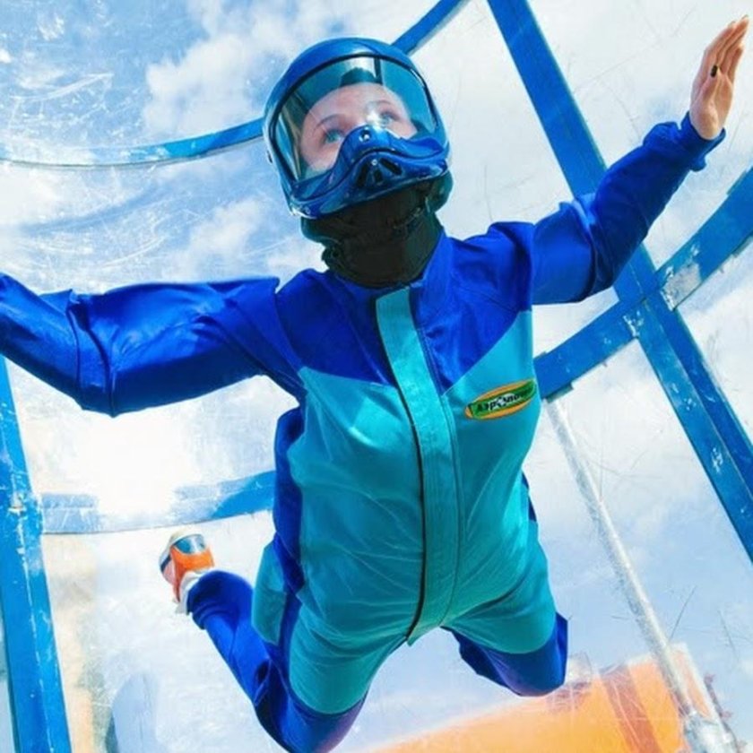 Полет в аэротрубе москве